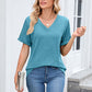 🔥50% OFF for a limited time！！🔥Women's V-Neck Short Sleeve Casual T-Shirt