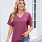 🔥50% OFF for a limited time！！🔥Women's V-Neck Short Sleeve Casual T-Shirt