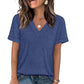 🔥50% OFF for a limited time！！🔥Women's V-Neck Short Sleeve Casual T-Shirt
