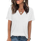 🔥50% OFF for a limited time！！🔥Women's V-Neck Short Sleeve Casual T-Shirt