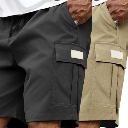 🩳 50% OFF NOW! 🌿 Men's Cargo Shorts – Elastic Waist, Lightweight & Multi-Pocket – Breathable, Cool & Ready for Summer ☀️