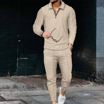 Men's Casual Pullover and Pants Set