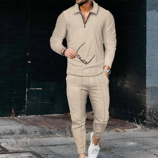 Men's Casual Pullover and Pants Set