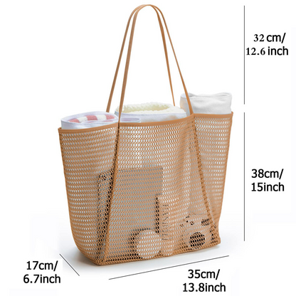 🎁New arrival Beach Must-Have !!💥 Women's Casual Mesh Shoulder Bag