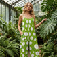 👚 LIMITED-TIME 50% OFF! 🌸 Women's Floral Print Wide-Leg Jumpsuit – Breathable Polyester, Side Pockets & Plus Sizes (XL-4XL) 👖
