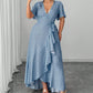 Women's Polka Dot V-Neck Maxi Dress