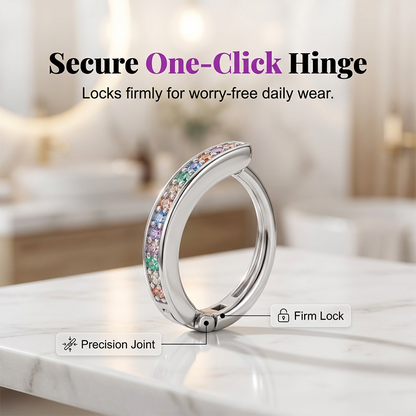 🔥2026 Hot sale 35% OFF🔥Hinged Clicker Belly Button Ring