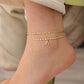 💐50% OFF! Beach Jewelry – Gold Ankle Chain, Waterproof & Salt-Resistant 🏖️🌊