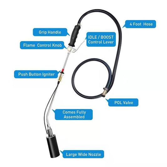 📢📢30% OFF !! ⏰Heavy-Duty Propane Torch Weed Burner for Garden