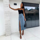 🔥2026 New Arrival ＆ Hot Sale ＆ 50％ Off🔥Stylish Button-Front Split Bodycon Skirt - Day to Night Chic