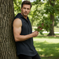 👕 50% OFF NOW! 💪Men's Sleeveless Workout Hoodie Tank Top