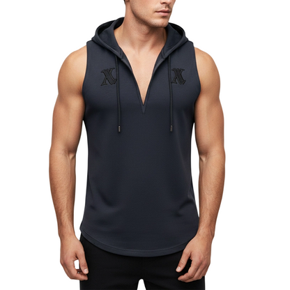 👕 50% OFF NOW! 💪Men's Sleeveless Workout Hoodie Tank Top