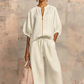📢📢30% OFF !! ⏰Women's Solid Color 2-Piece Casual Set