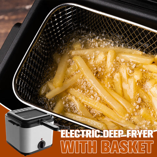 Electric Deep Fryer with Basket