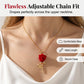 🌹Elegant Red Rose Pendant Necklace