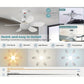 ⏳LAST DAY SALE 50% OFF🔥40W LED Ceiling Fan Light – 20.5” Ultra-Quiet with Remote 🎯 | E27 + FREE B22 Adapter 🔌 | For Bedroom 😴, Kitchen 👩‍🍳 & Garage 🛠️ – UK Ready! 🇬🇧