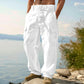 📢📢50% OFF !! ⏰Men's Cotton Linen Cargo Trousers