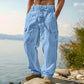📢📢50% OFF !! ⏰Men's Cotton Linen Cargo Trousers