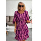 👗 40% OFF! ✨ Tiered Midi Dress – Floral Pattern, Split Sleeves, Flowy, Elegant 🌸