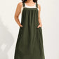 🎁2026 New Arrivals 50% OFF💥Loose Midi Overall Dress – Relaxed Fit, Breathable & Side Pockets – Everyday Casual ✨