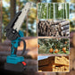 🔧6-inch Cordless Mini Chainsaw with 2 Batteries