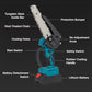 🔧6-inch Cordless Mini Chainsaw with 2 Batteries