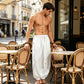 Men's Casual Harem Pants with Elastic Ankles