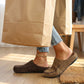 Women's Wide Fit Closed-Toe Mule Slippers - Cushioned Arch Support ✨