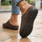 Women's Wide Fit Closed-Toe Mule Slippers - Cushioned Arch Support ✨