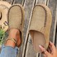 Women's Wide Fit Closed-Toe Mule Slippers - Cushioned Arch Support ✨
