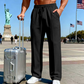 📢📢30% OFF !! ⏰Men's Elastic Waist Drawstring Straight Leg Trousers