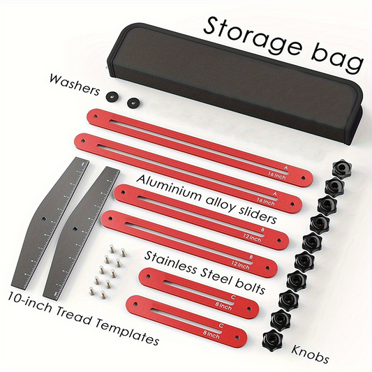 🔥50% OFF📏Adjustable Stair Tread Template Tool Set