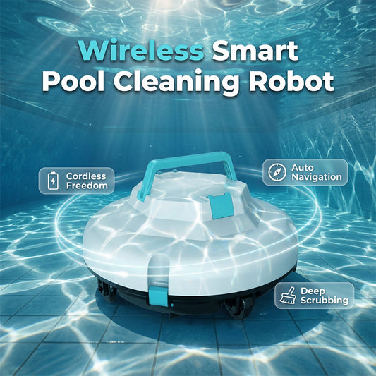 🌊Summer Sale 50% OFF🤖 Cordless Robotic Pool Cleaner | Smart Navigation · Powerful Suction · Easy Maintenance