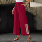 📢📢30% OFF !! ⏰ Women's Elastic Waist Wide-Leg Tassel Trousers