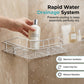 Space-Saving No-Drill Corner Shower Caddy