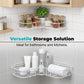 Space-Saving No-Drill Corner Shower Caddy