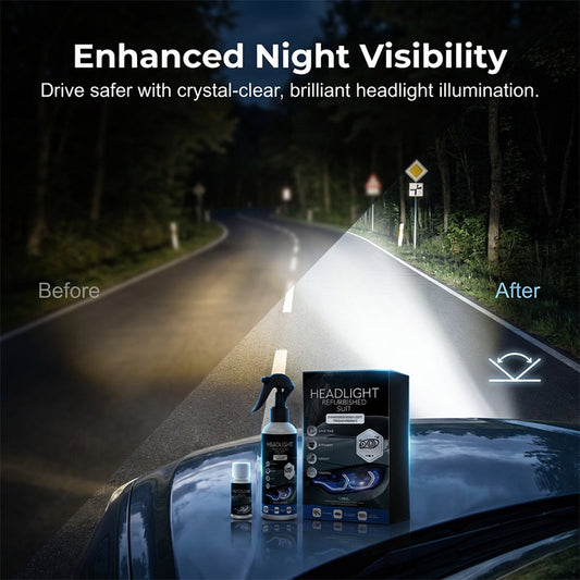 Pass Your MOT with Crystal Clear Vision! ✨ Professional Headlight Restoration Kit (B3G2 Limited Offer)