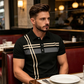 ✨ 50% OFF NOW! 🧵Men's Striped Short Sleeve Collared Top