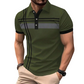 ✨ 50% OFF NOW! 🧵Men's Striped Short Sleeve Collared Top