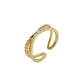 📢📢50% OFF !! ⏰Adjustable Double Layer Criss-Cross Ring
