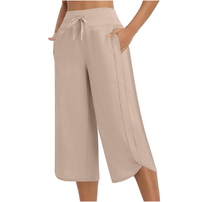 📢📢50% OFF !! ⏰Women's Casual Wide-Leg Capri Trousers
