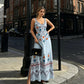 👗 50% OFF NOW! 💃 Sleeveless V-Neck Floral Print Slit Dress