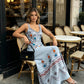 👗 50% OFF NOW! 💃 Sleeveless V-Neck Floral Print Slit Dress