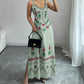 👗 50% OFF NOW! 💃 Sleeveless V-Neck Floral Print Slit Dress