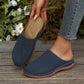 🔥While Supplies Last 40% OFF!🎉 Women's Perforated Slip-On Platform Mules
