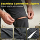 📢📢50% OFF !! ⏰Men's 2-in-1 Convertible Hiking Trousers with Belt