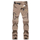 📢📢50% OFF !! ⏰Men's 2-in-1 Convertible Hiking Trousers with Belt
