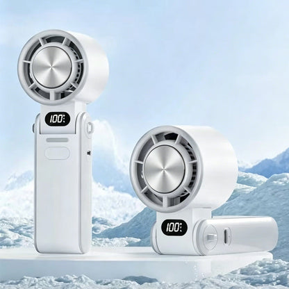 Portable 3-in-1 Cooling Fan with Digital Display