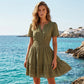 ⏳Limited-time 50% off⏰Women's Short Sleeve Tiered Mini Dress👗