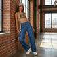 🔥While Supplies Last 40% OFF!🎉 High-Waist Denim Cargo Wide-Leg Pants